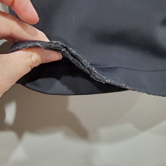 Athleta Snow Cruiser Pants Soft Shell Fleece Lined Black Snowboad Sz 10 FLAW - Picture 13 of 16